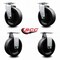 Service Caster 6 Inch Glass Filled Nylon Caster Set with Roller Bearings 2 Swivel 2 Rigid SCC SCC-20S620-GFNR-2-R-2 - alternate 6